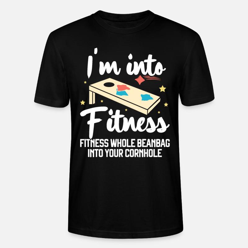 Cornhole - Stanley/Stella Unisex Bio-T-Shirt CRAFTER - Schwarz