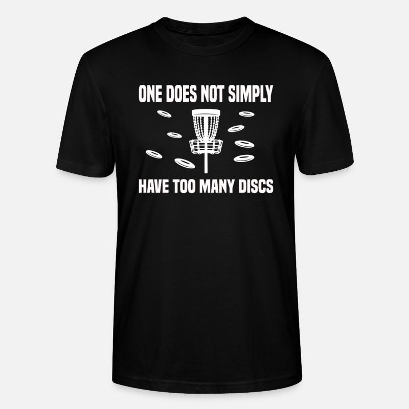 Frisbee Golf Discgolf - Stanley/Stella Unisex Bio-T-Shirt CRAFTER - Schwarz