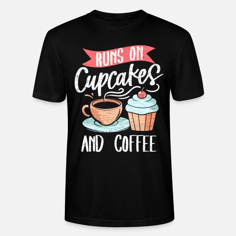 Cupcakes Geschenkidee - Stanley/Stella Unisex Bio-T-Shirt CRAFTER - Schwarz