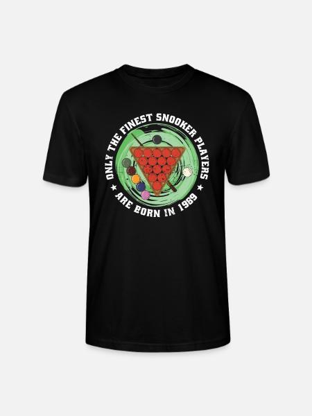 Snooker player Snooker born 1989 Birthday - Stanley/Stella CRAFTER Unisex Organic T-Shirt - black