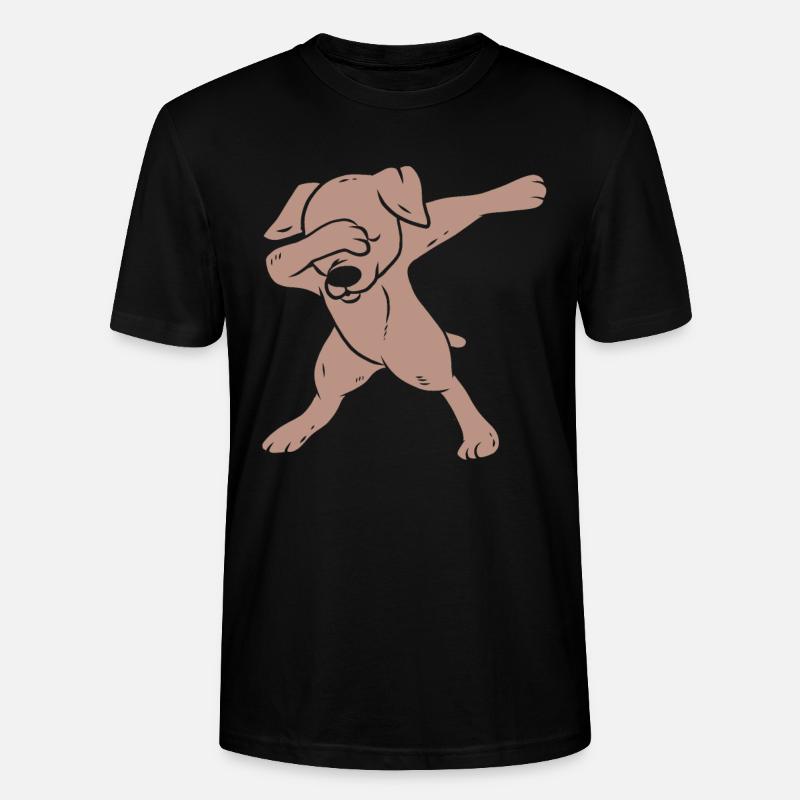 Weimaraner - Stanley/Stella Unisex Bio-T-Shirt CRAFTER - Schwarz