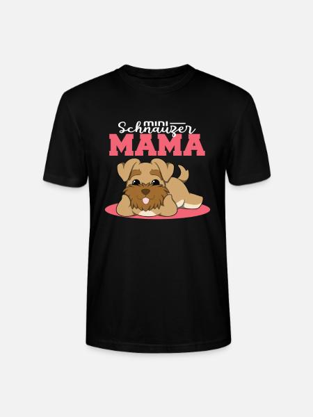 Zwergschnauzer - Stanley/Stella Unisex Bio-T-Shirt CRAFTER - Schwarz