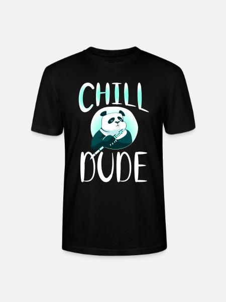 Panda Gifts Panda Lover - Stanley/Stella CRAFTER Unisex Organic T-Shirt - black