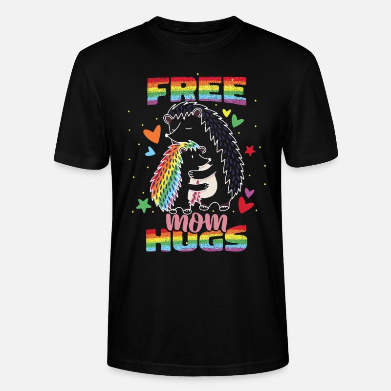 Câlins gratuits pour maman - T-shirt bio CRAFTER Stanley Stella Unisexe - noir