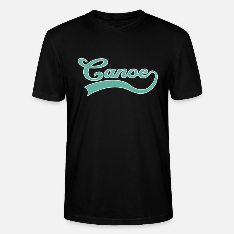 Canoë Canoë Lettrage - T-shirt bio CRAFTER Stanley Stella Unisexe - noir