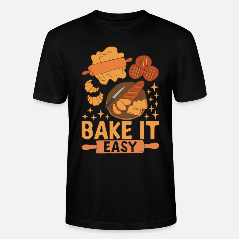 Baker Bakery Baking - Stanley/Stella CRAFTER Unisex Organic T-Shirt - black