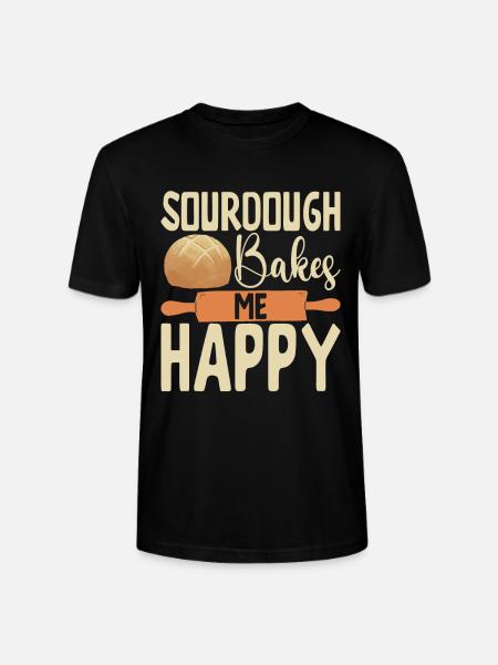 Bäcker Bäckerei Backen - Stanley/Stella Unisex Bio-T-Shirt CRAFTER - Schwarz
