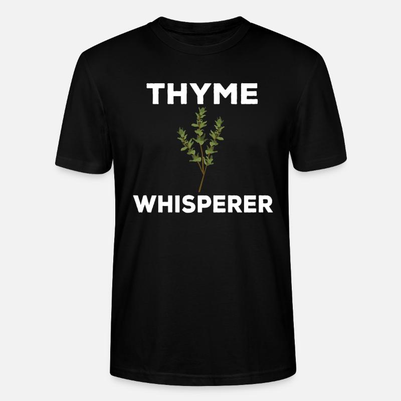 Thymian Flüsterer - Stanley/Stella Unisex Bio-T-Shirt CRAFTER - Schwarz