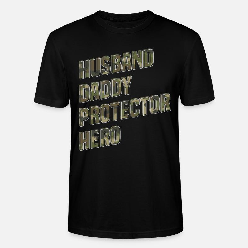 Ehemann Und Papa - Stanley/Stella Unisex Bio-T-Shirt CRAFTER - Schwarz
