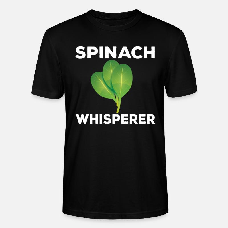 Spinatflüsterer - Stanley/Stella Unisex Bio-T-Shirt CRAFTER - Schwarz