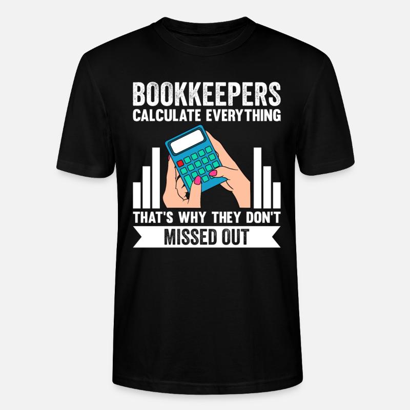 Bookkeeping Buchhalter Bookkeeper - Stanley/Stella Unisex Bio-T-Shirt CRAFTER - Schwarz