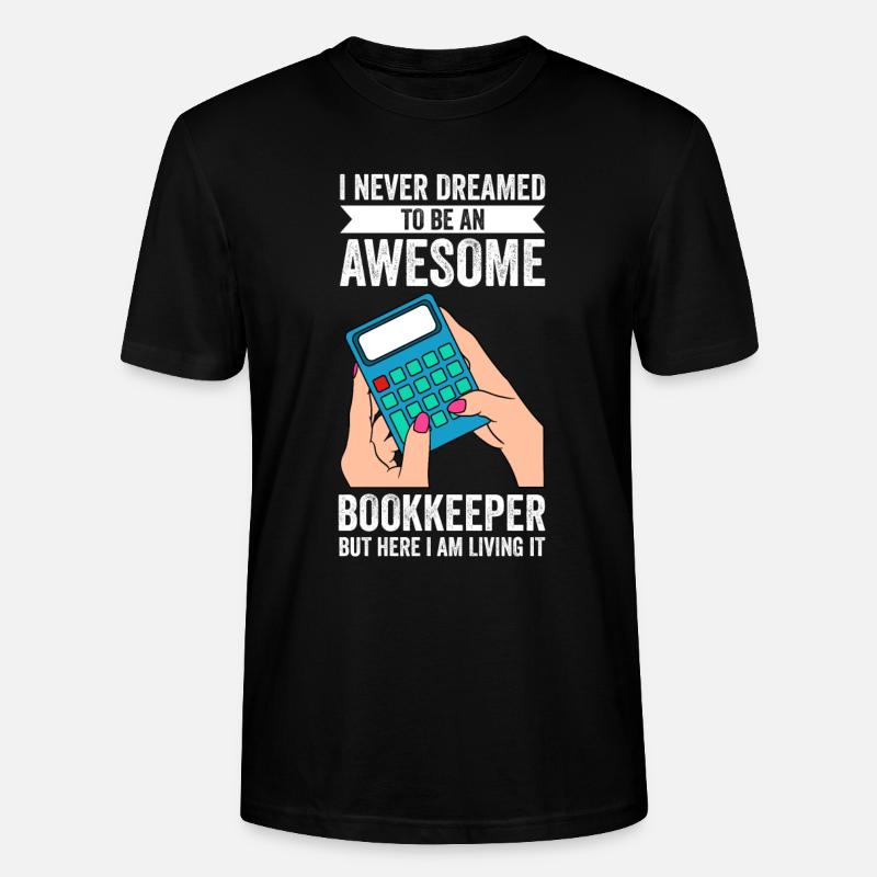 Tenue de livres Comptable Comptable - T-shirt bio CRAFTER Stanley Stella Unisexe - noir