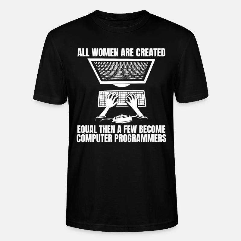 Développeur Coder Programmeur Drôle - T-shirt bio CRAFTER Stanley Stella Unisexe - noir