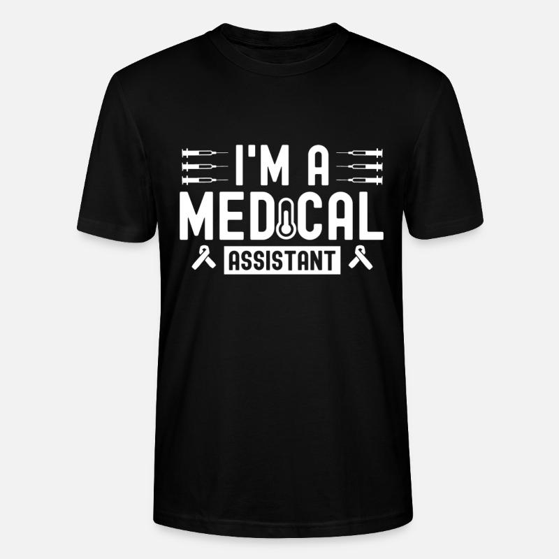 Ich Bin Medizinische Assistentin Medizinischer - Stanley/Stella Unisex Bio-T-Shirt CRAFTER - Schwarz