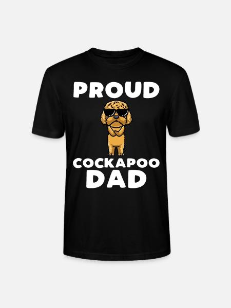 Cockapoo Dog - Stanley/Stella CRAFTER Unisex Organic T-Shirt - black
