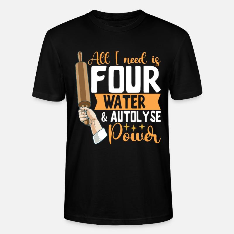 Bäcker Bäckerei Backen - Stanley/Stella Unisex Bio-T-Shirt CRAFTER - Schwarz