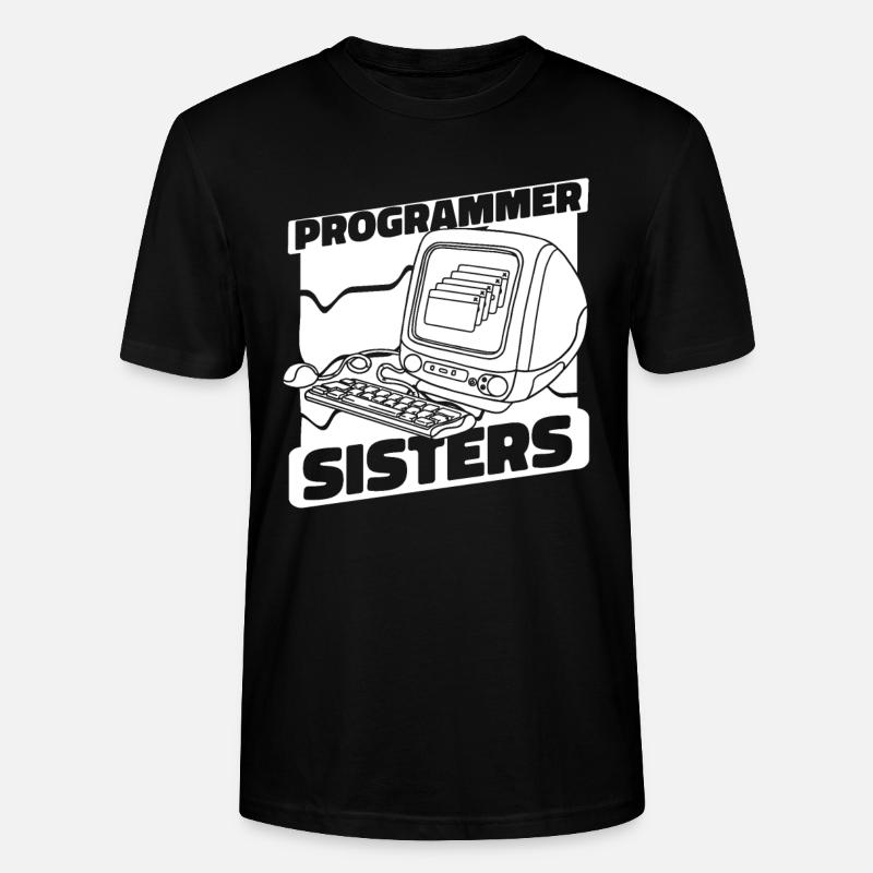 Developer Coder Programmer Computer - Stanley/Stella CRAFTER Unisex Organic T-Shirt - black