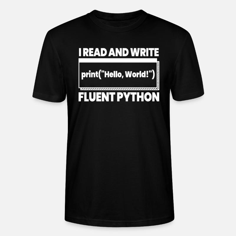 Entwickler Coder Programmierer Lustig - Stanley/Stella Unisex Bio-T-Shirt CRAFTER - Schwarz