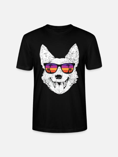 Bouvier australien - T-shirt bio CRAFTER Stanley Stella Unisexe - noir