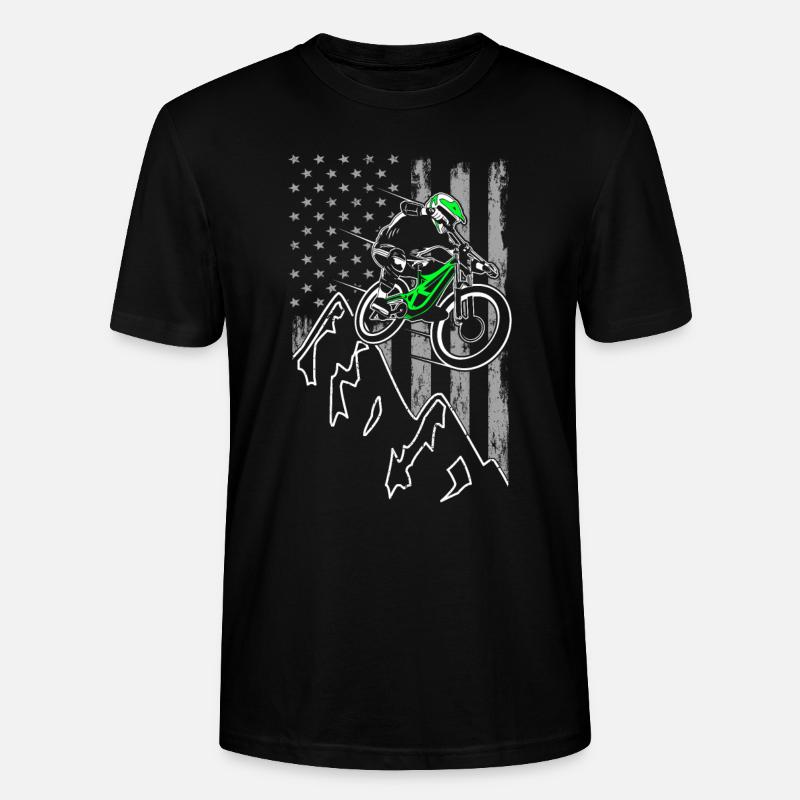 VTT de descente - VTT - T-shirt bio CRAFTER Stanley Stella Unisexe - noir