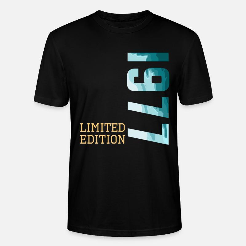 1977 Édition limitée - T-shirt bio CRAFTER Stanley Stella Unisexe - noir