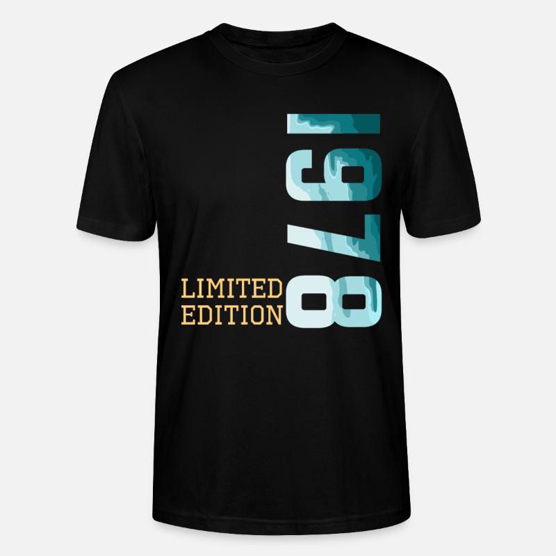 1978 Édition limitée - T-shirt bio CRAFTER Stanley Stella Unisexe - noir