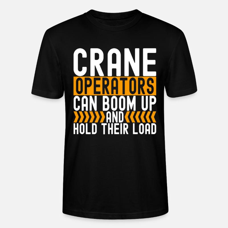 Kranführer Kranfahrer - Stanley/Stella Unisex Bio-T-Shirt CRAFTER - Schwarz