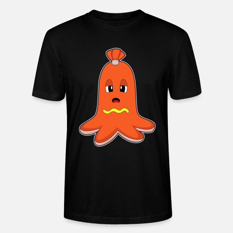 Hot-dog Octopus - T-shirt bio CRAFTER Stanley Stella Unisexe - noir