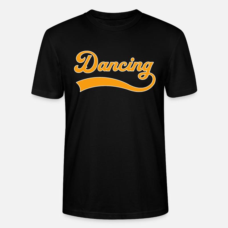 Lettrage dansant - T-shirt bio CRAFTER Stanley Stella Unisexe - noir