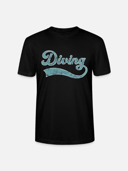 Tauchen Schriftzug - Stanley/Stella Unisex Bio-T-Shirt CRAFTER - Schwarz