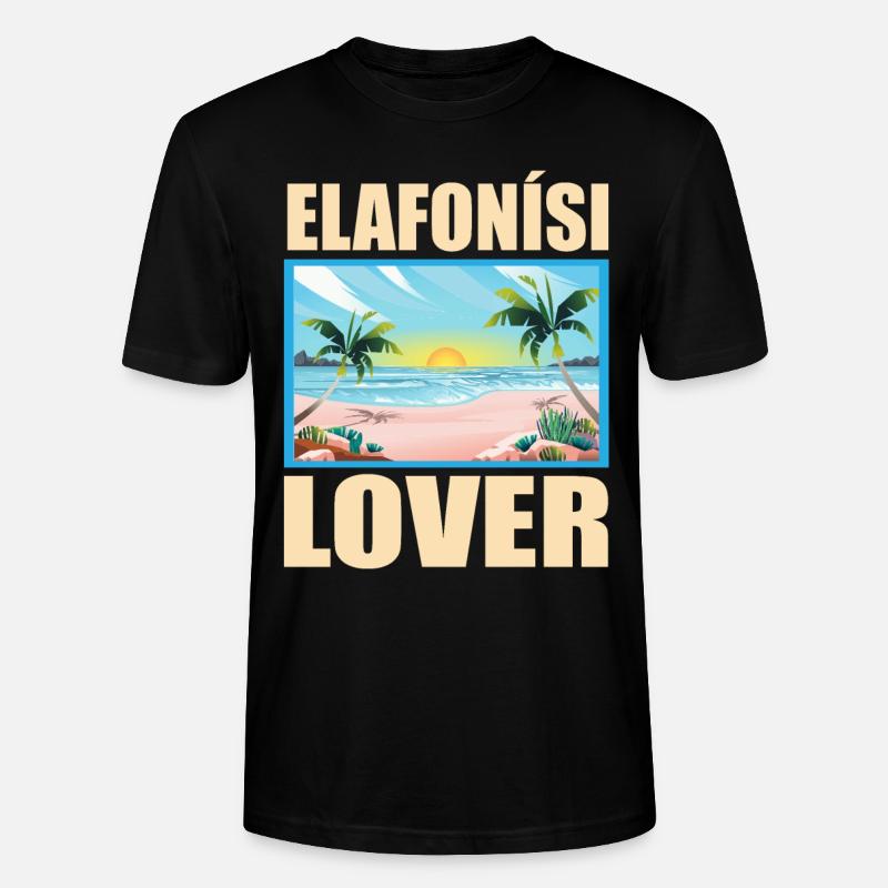 Elafonisi Lover - Stanley/Stella Unisex Bio-T-Shirt CRAFTER - Schwarz