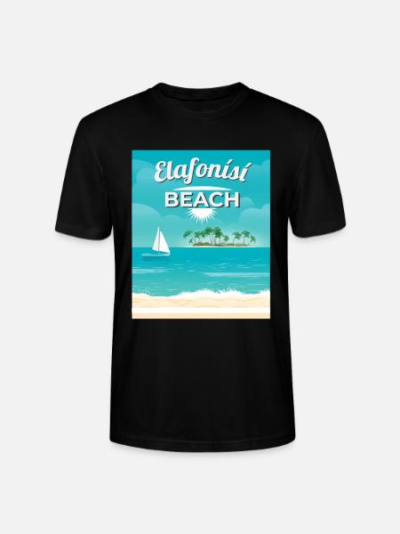 Elafonisi Beach - Stanley/Stella CRAFTER Unisex Organic T-Shirt - black