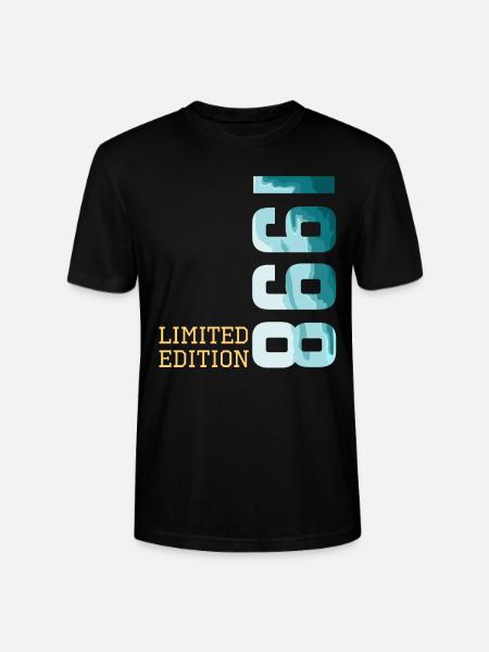 1998 Limited Edition - Stanley/Stella CRAFTER Unisex Organic T-Shirt - black