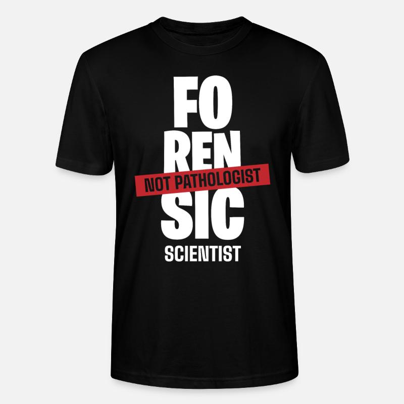 Forensiker Kostüm - Stanley/Stella Unisex Bio-T-Shirt CRAFTER - Schwarz