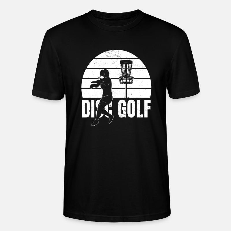 Frisbee Golf Discgolf - Stanley/Stella Unisex Bio-T-Shirt CRAFTER - Schwarz