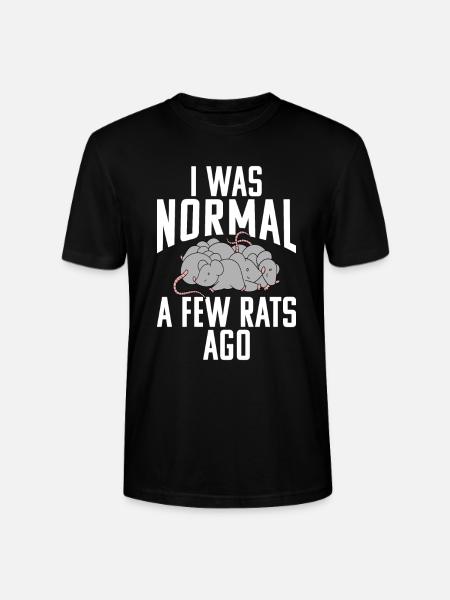 Rat Owner Gift Rats Lover - Stanley/Stella CRAFTER Unisex Organic T-Shirt - black