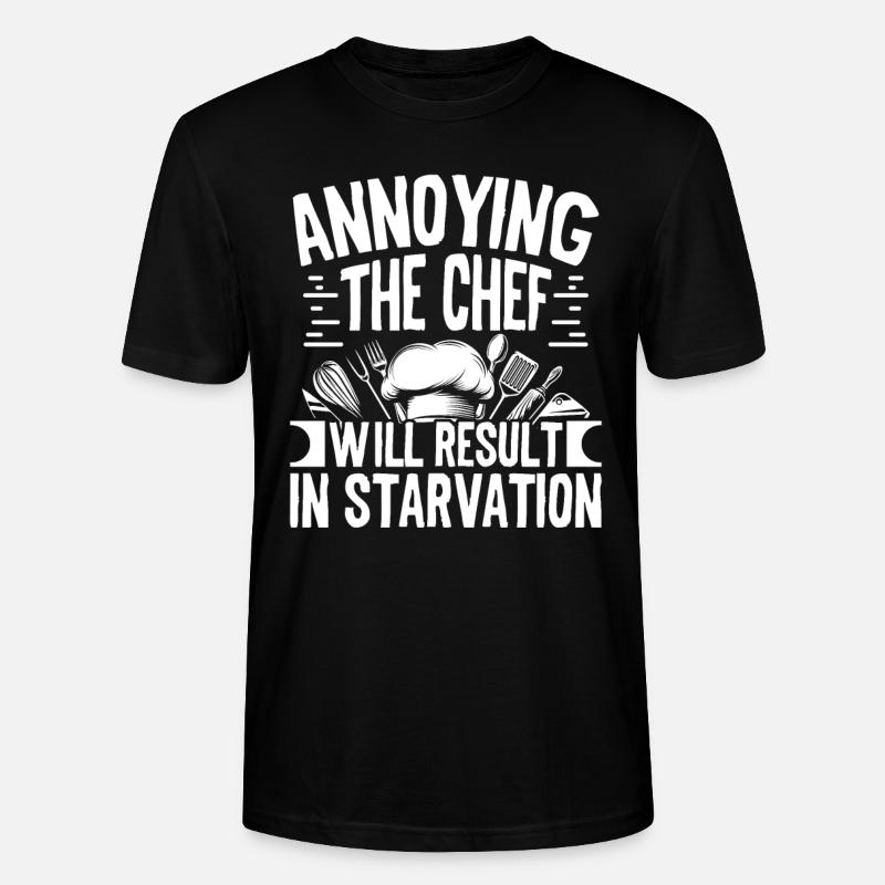 Ennuyer le chef entraînera - T-shirt bio CRAFTER Stanley Stella Unisexe - noir