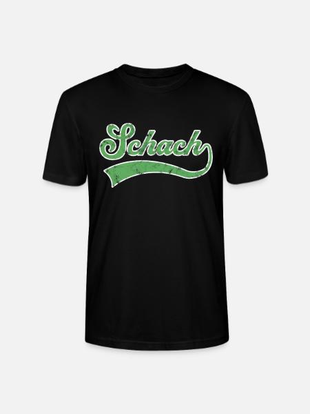 Schach Schriftzug - Stanley/Stella Unisex Bio-T-Shirt CRAFTER - Schwarz