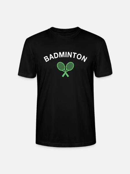 Badminton - Stanley/Stella Unisex Bio-T-Shirt CRAFTER - Schwarz