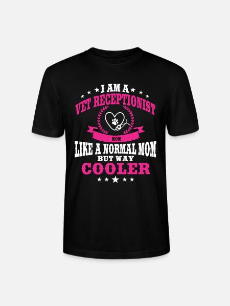 Funny veterinarian receptionist mother - Stanley/Stella CRAFTER Unisex Organic T-Shirt - black
