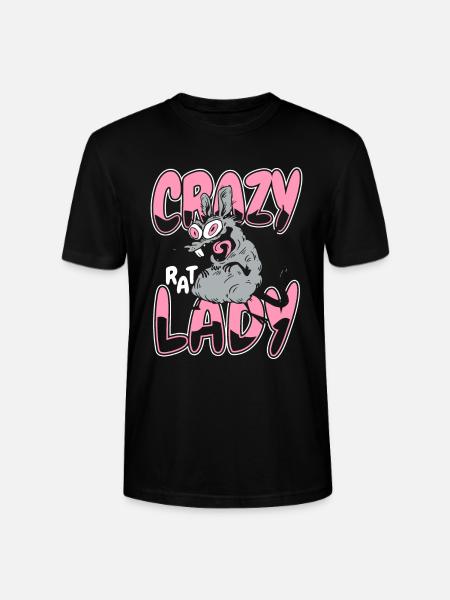 Rat animal Rat rodent - Stanley/Stella CRAFTER Unisex Organic T-Shirt - black
