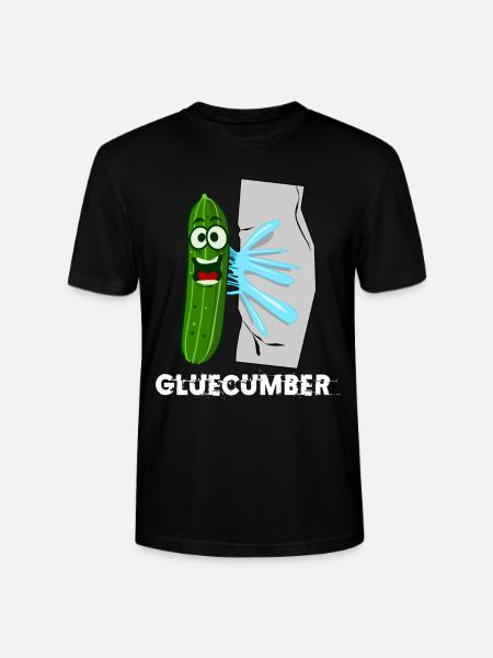 Concombre avec colle Concombres gluecombre - T-shirt bio CRAFTER Stanley Stella Unisexe - noir