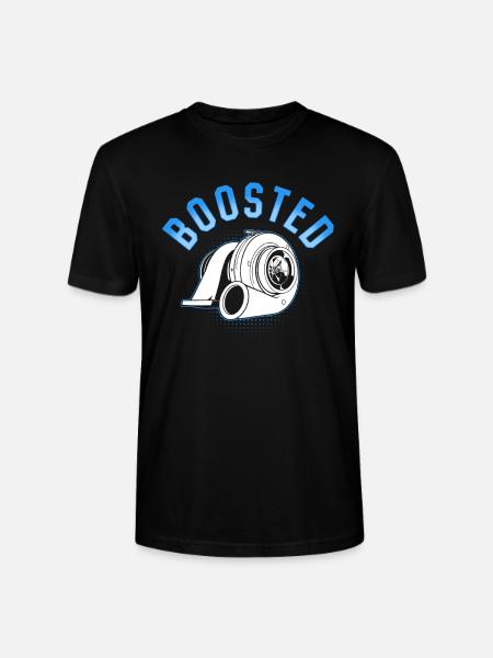 Turbocharger Boosted - Turbo & Tuning - Stanley/Stella CRAFTER Unisex Organic T-Shirt - black