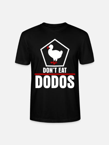 Dodo Vegan Veganer Dodos - Stanley/Stella CRAFTER Unisex Organic T-Shirt - black