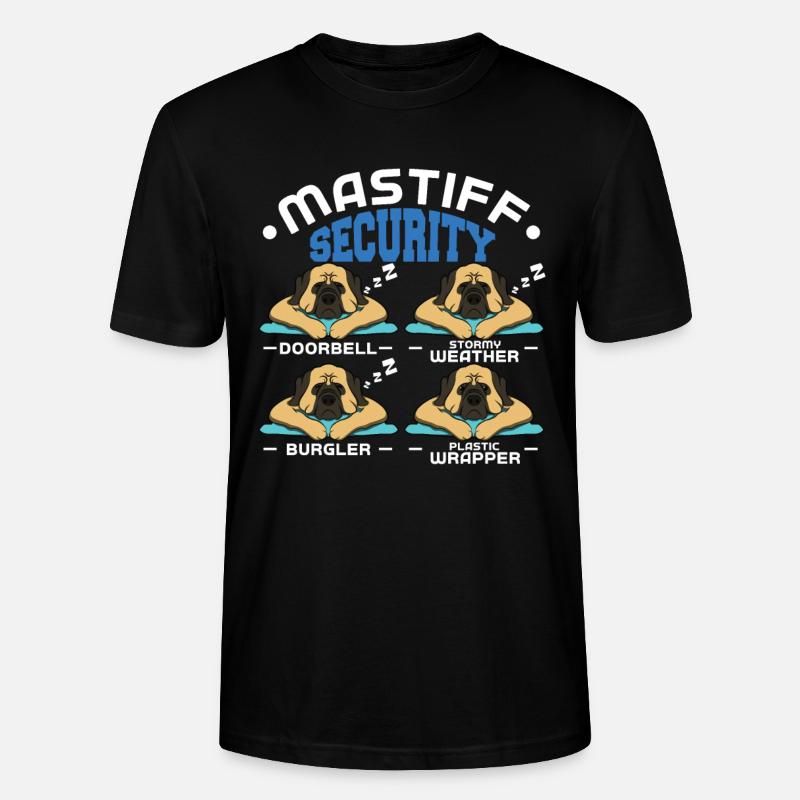 Mastiff - Stanley/Stella Unisex Bio-T-Shirt CRAFTER - Schwarz