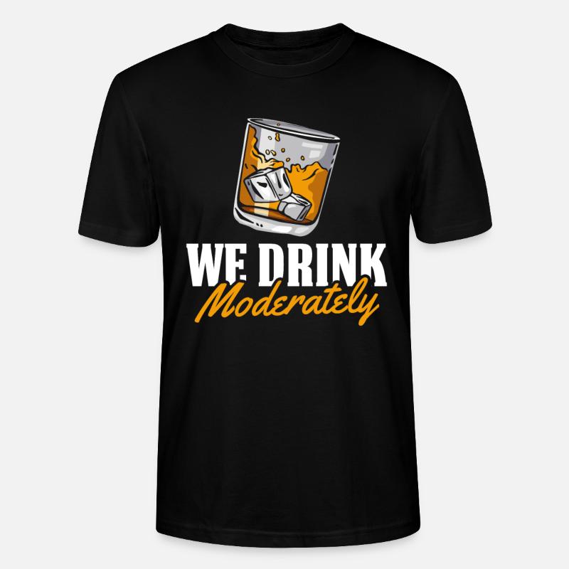 Whisky Whiskey Funny - T-shirt bio CRAFTER Stanley Stella Unisexe - noir