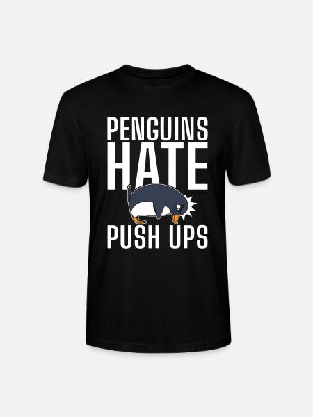 Pinguinliebhaber Pinguin Geschenke - Stanley/Stella Unisex Bio-T-Shirt CRAFTER - Schwarz