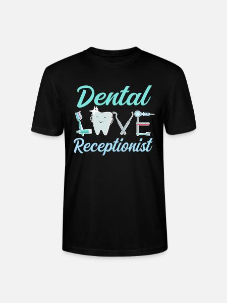 Dental receptionist costume - Stanley/Stella CRAFTER Unisex Organic T-Shirt - black