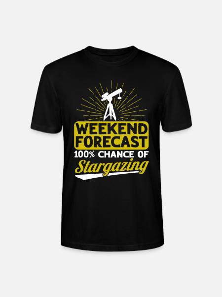Stargazer Poison Cosmology Stargazing - Stanley/Stella CRAFTER Unisex Organic T-Shirt - black