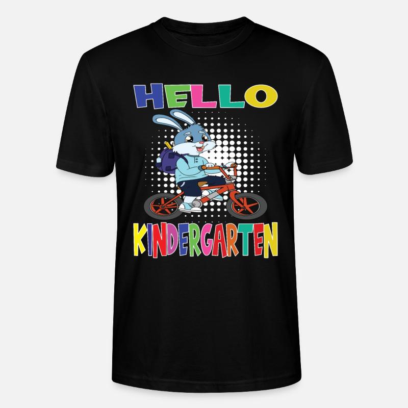 Kindergartenkind Kindergarten Geschenk - Stanley/Stella Unisex Bio-T-Shirt CRAFTER - Schwarz